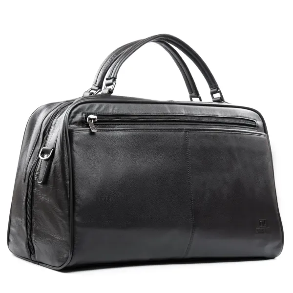 Сумка Мужская Дорожная кожа BRETTON 3485-34 black