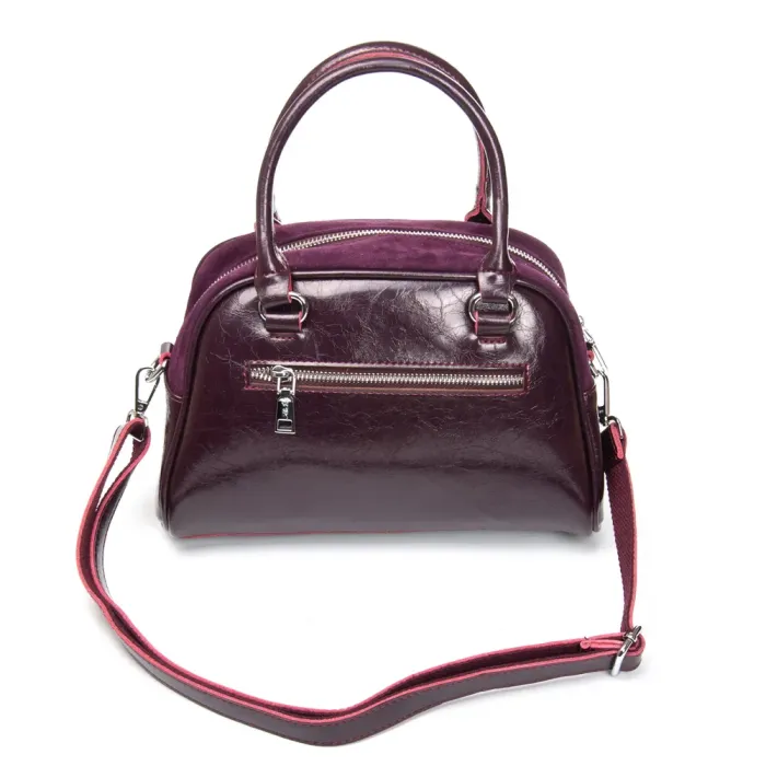 Сумка Женская Классическая замш ALEX RAI 3036 bordo