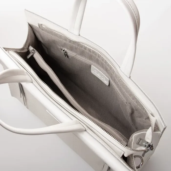 Сумка Женская Классическая кожа ALEX RAI 5052 white