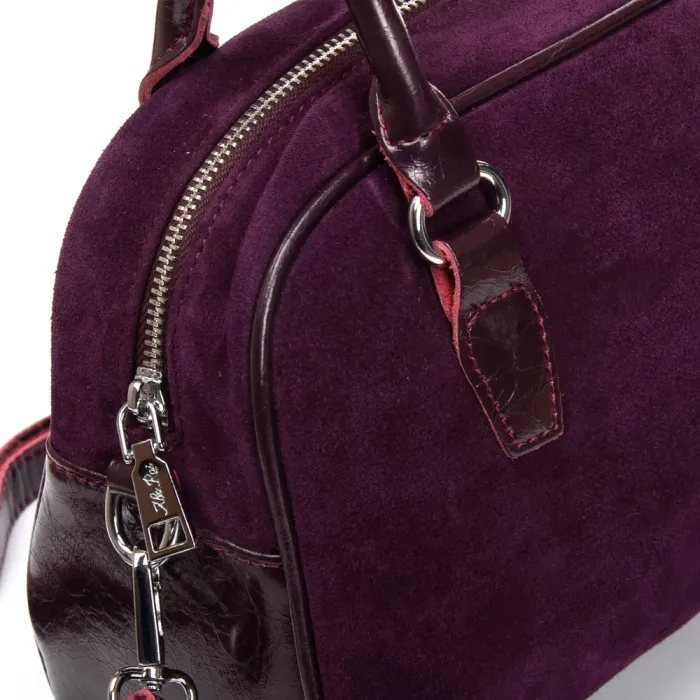 Сумка Женская Классическая замш ALEX RAI 3036 bordo