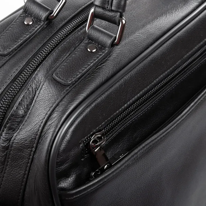 Сумка Мужская Дорожная кожа BRETTON 3485-34 black