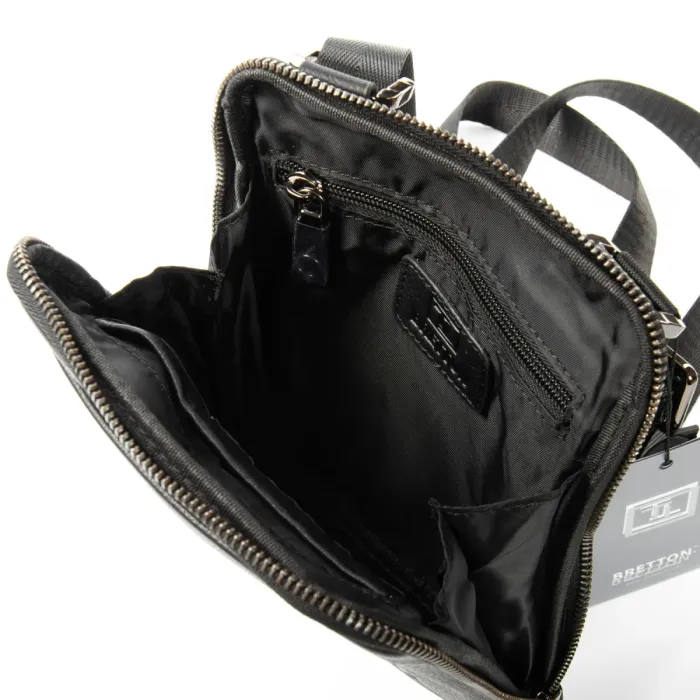 Сумка Мужская Планшет кожа BRETTON 3846-6 black