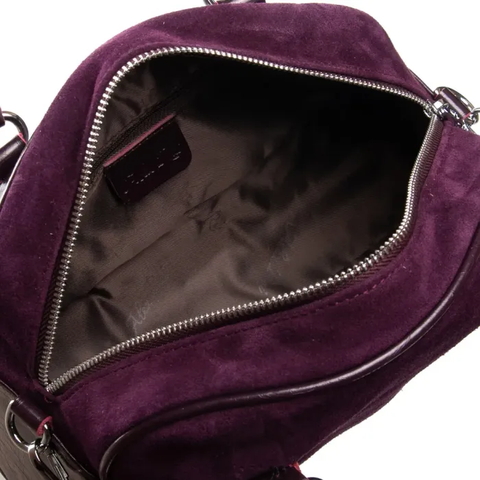 Сумка Женская Классическая замш ALEX RAI 3036 bordo