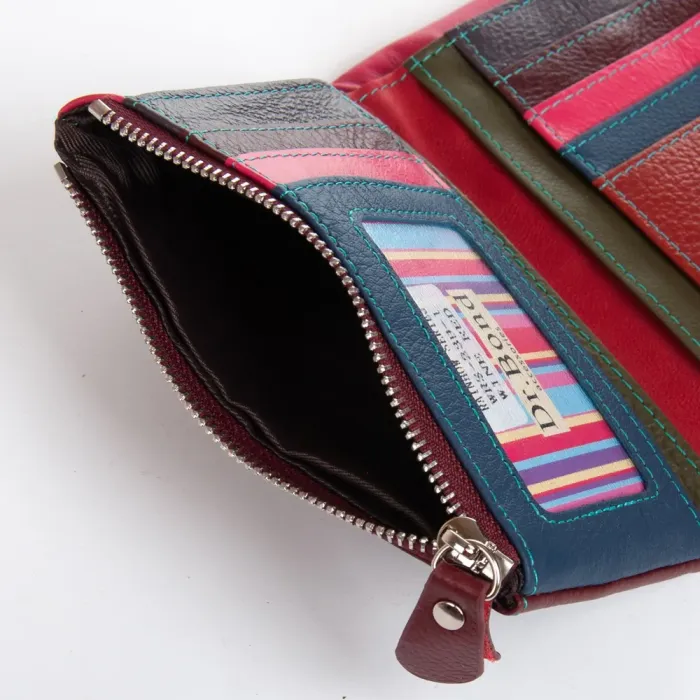 Кошелек Rainbow Женский кожа DR. BOND WRS-239-1 wine red