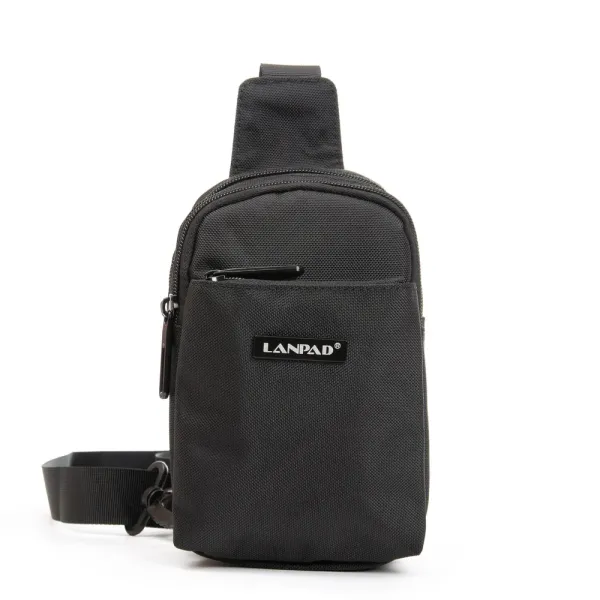 Сумка Мужская На Плечо нейлон Lanpad 0929 black