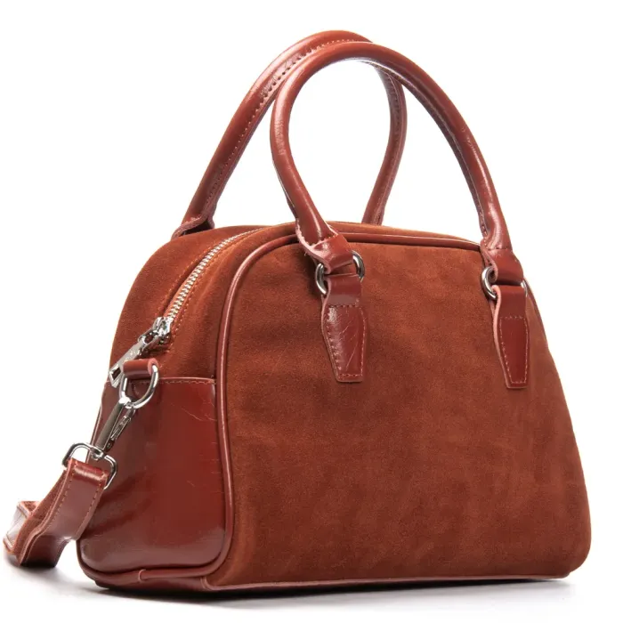 Сумка Женская Классическая замш ALEX RAI 3036 camel