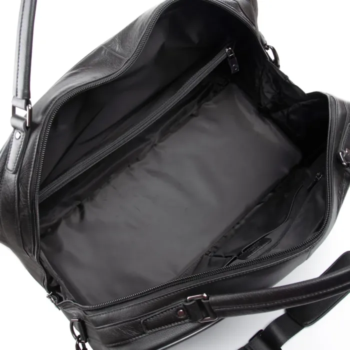 Сумка Мужская Дорожная кожа BRETTON 3485-34 black