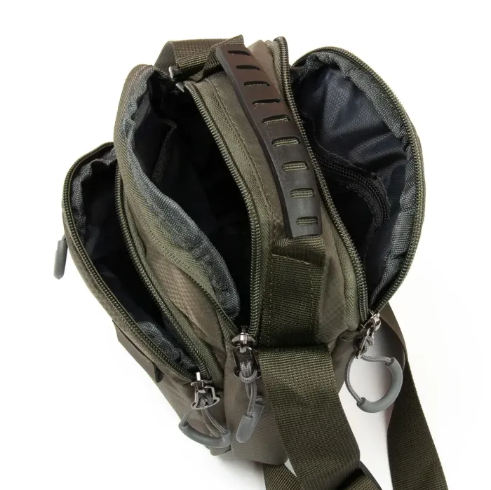 Сумка Мужская Планшет нейлон Lanpad 63704 green