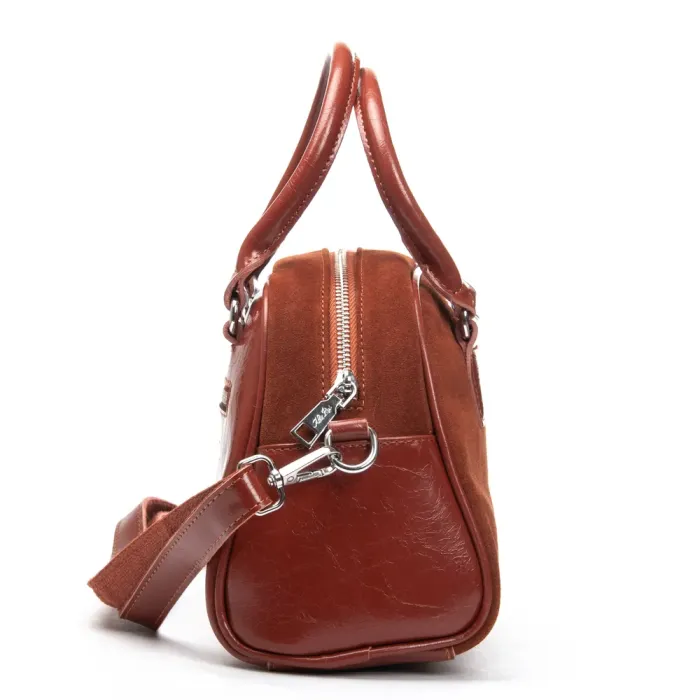 Сумка Женская Классическая замш ALEX RAI 3036 camel