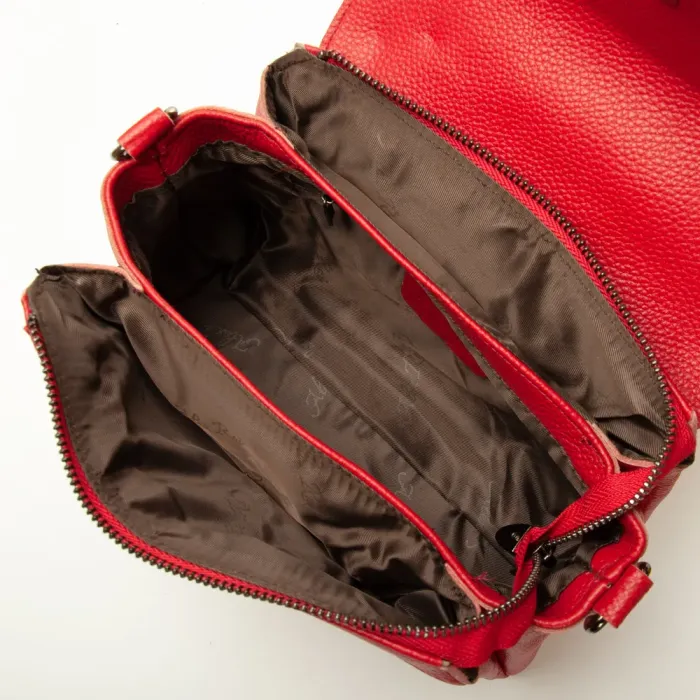 Сумка Женская Классическая кожа ALEX RAI 99118 red