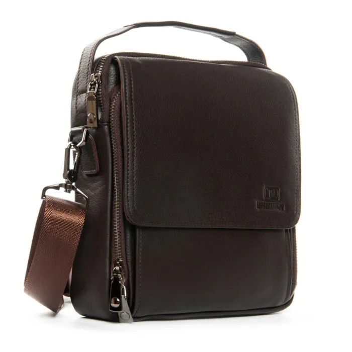 Сумка Мужская Планшет кожа BRETTON 9357-2 brown