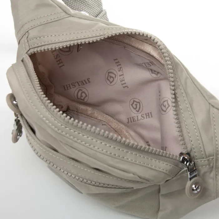 Сумка Женская Текстиль на пояс полиамид Jielshi ZT-001 beige