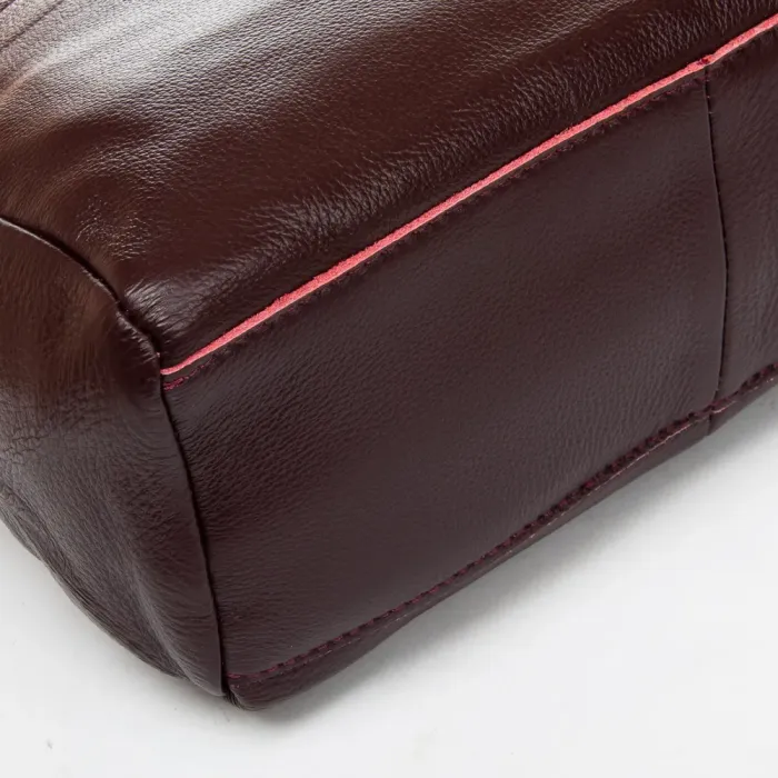 Сумка Женская Классическая кожа ALEX RAI 6504 wine red