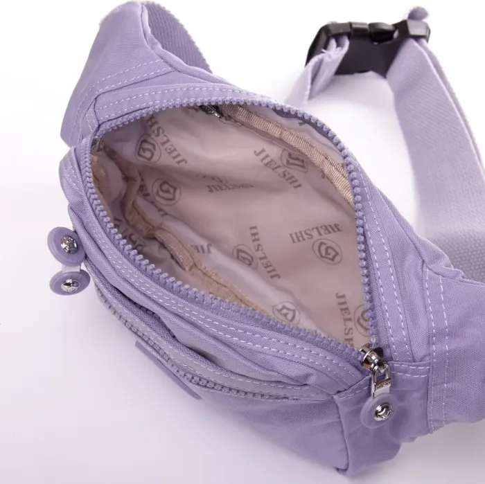 Сумка Женская Текстиль на пояс полиамид Jielshi ZT-001 l.purple