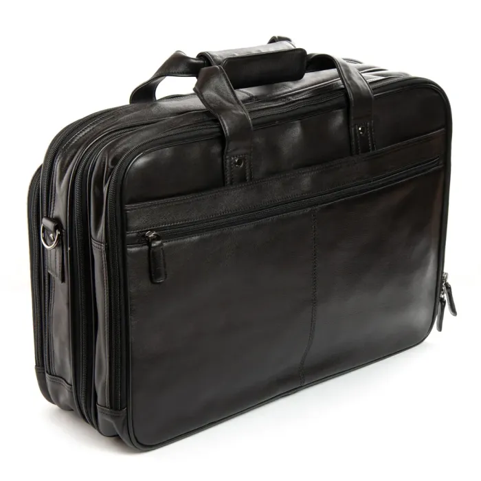 Сумка Мужская Дорожная кожа 02000305001 black