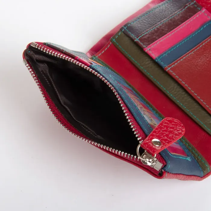 Кошелек Rainbow Женский кожа DR. BOND WRS-239-1 red