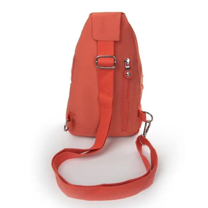 Сумка Женская Текстиль бананка полиамид Jielshi 0879 orange