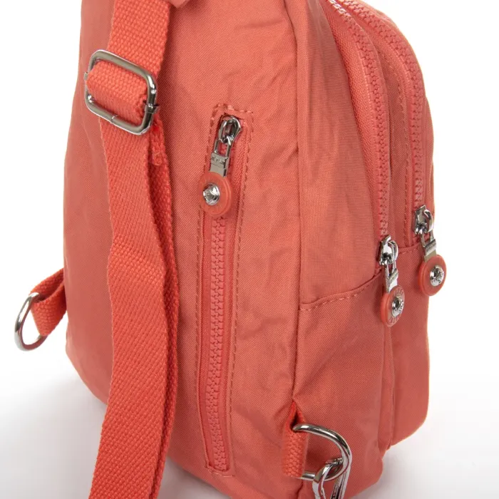 Сумка Женская Текстиль бананка полиамид Jielshi 0879 orange