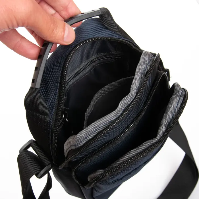 Сумка чоловіча Планшет нейлон Lanpad 53257 blue