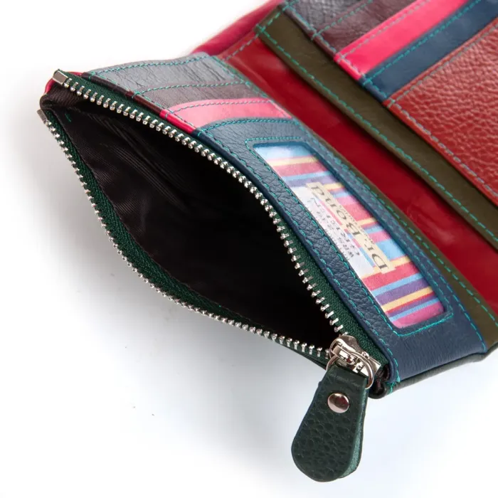 Кошелек Rainbow Женский кожа DR. BOND WRS-239-1 green