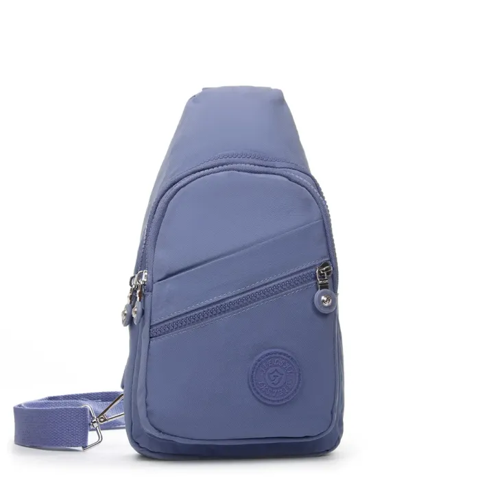 Сумка Женская Текстиль бананка полиамид Jielshi 0879 blue