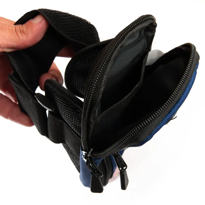 Сумка чоловіча на пояс нейлон Lanpad 36011 blue спорт