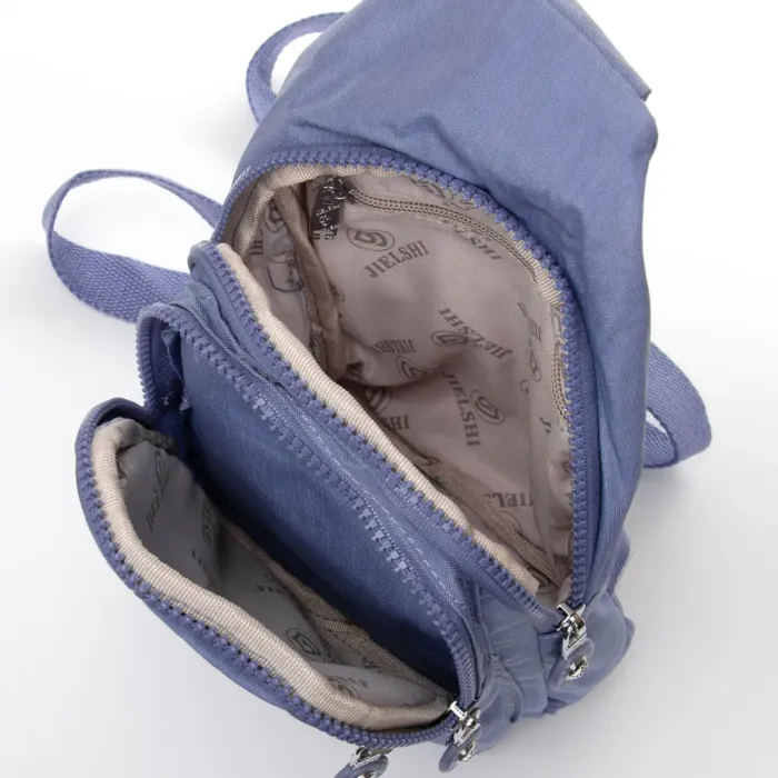 Сумка Женская Текстиль бананка полиамид Jielshi 0879 blue