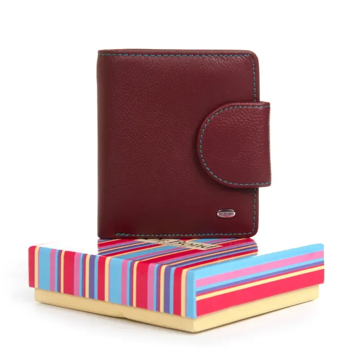 Кошелек Rainbow Женский кожа DR. BOND WRS-415-1 wine red