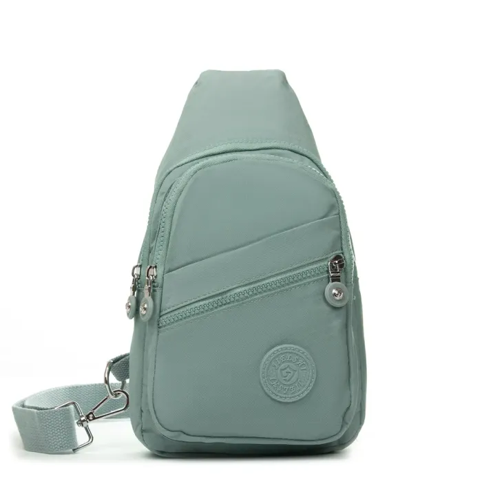 Сумка Женская Текстиль бананка полиамид Jielshi 0879 b.blue