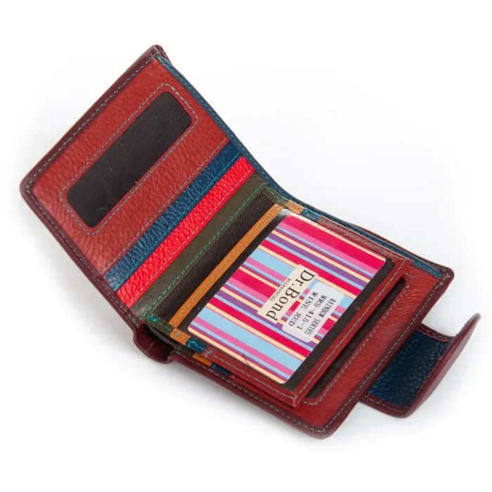 Кошелек Rainbow Женский кожа DR. BOND WRS-415-1 wine red