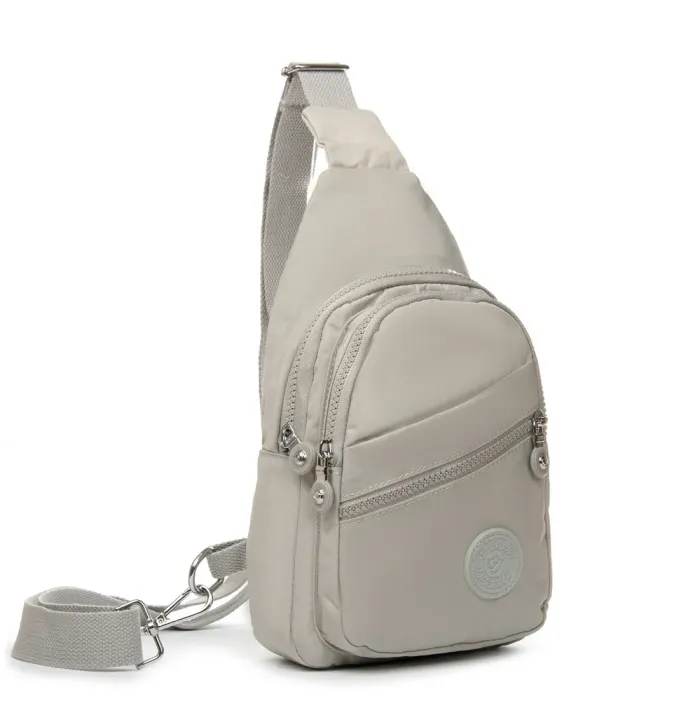 Сумка Женская Текстиль бананка полиамид Jielshi 0879 beige