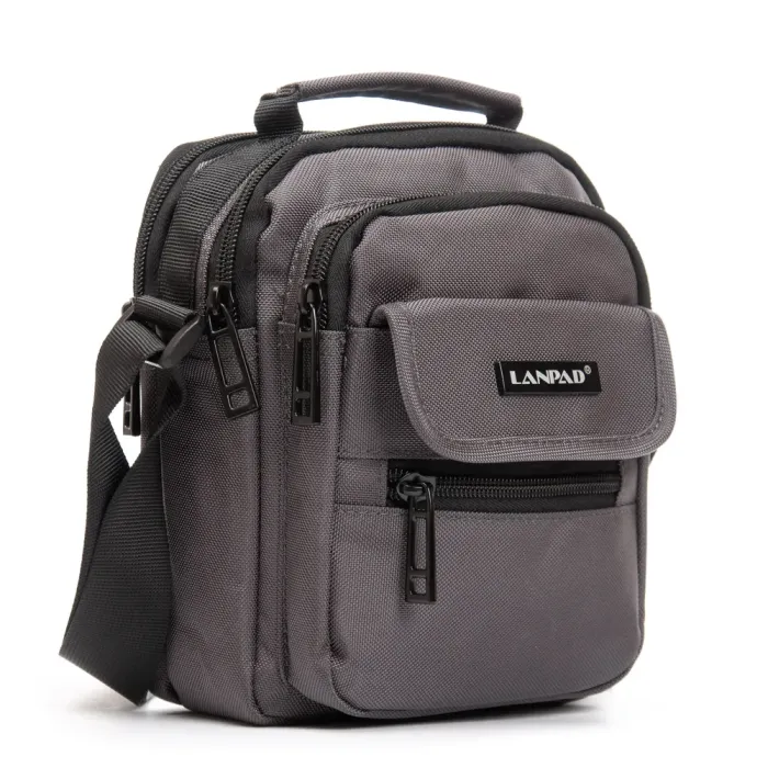 Сумка Мужская Планшет нейлон Lanpad 18042 grey