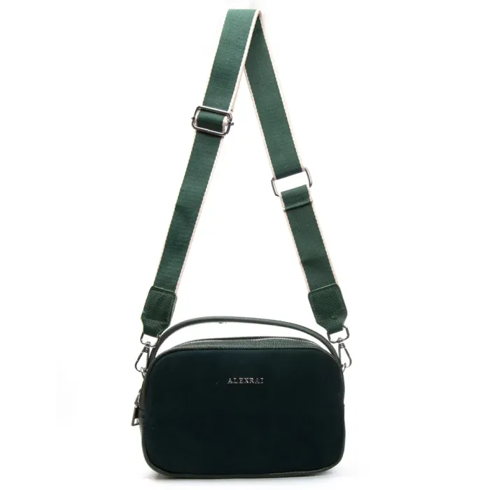 Сумка Женская Классическая замш ALEX RAI 99126 green