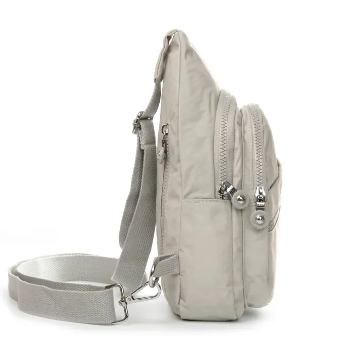 Сумка Женская Текстиль бананка полиамид Jielshi 0879 beige