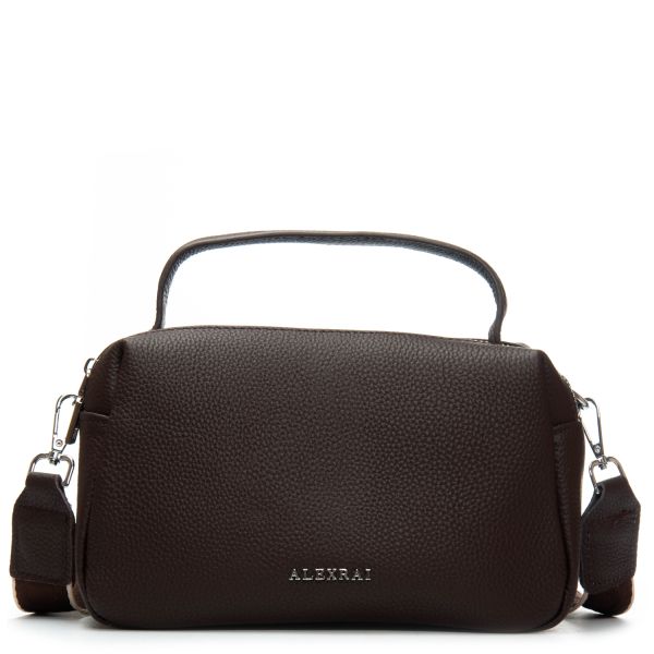 Сумка Женская Классическая кожа ALEX RAI 99128 brown