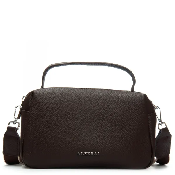 Сумка Женская Классическая кожа ALEX RAI 99128 brown