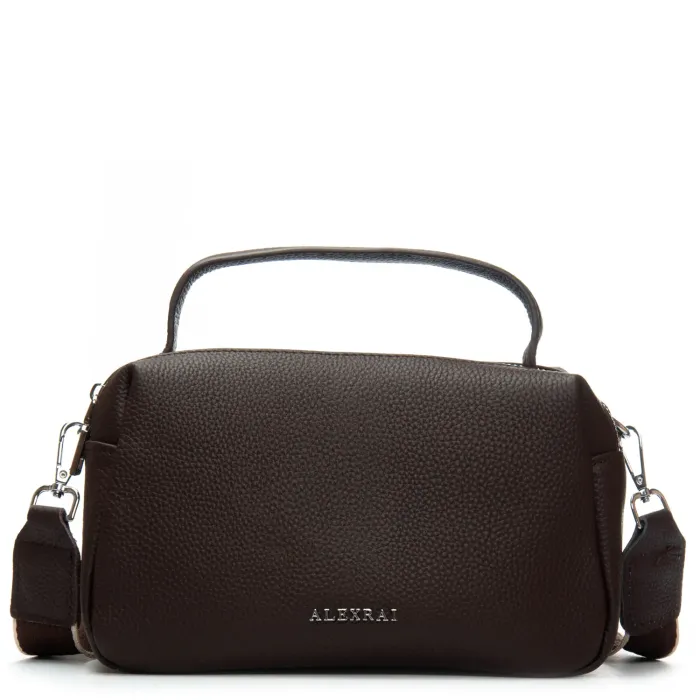 Сумка Женская Классическая кожа ALEX RAI 99128 brown