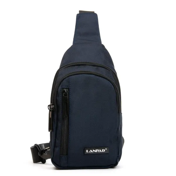 Сумка Мужская На Плечо нейлон Lanpad 20829 blue