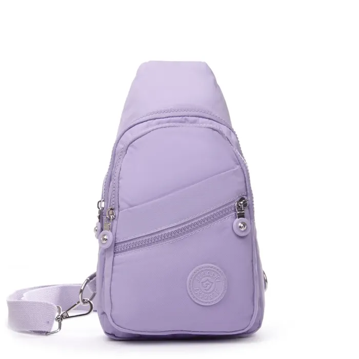 Сумка Женская Текстиль бананка полиамид Jielshi 0879 l.purple