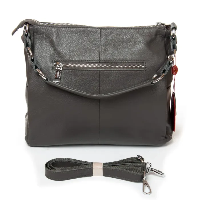 Сумка Женская Классическая кожа ALEX RAI 8919-9 gray