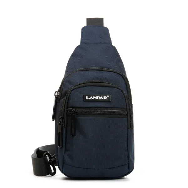 Сумка Мужская На Плечо нейлон Lanpad 65365 blue
