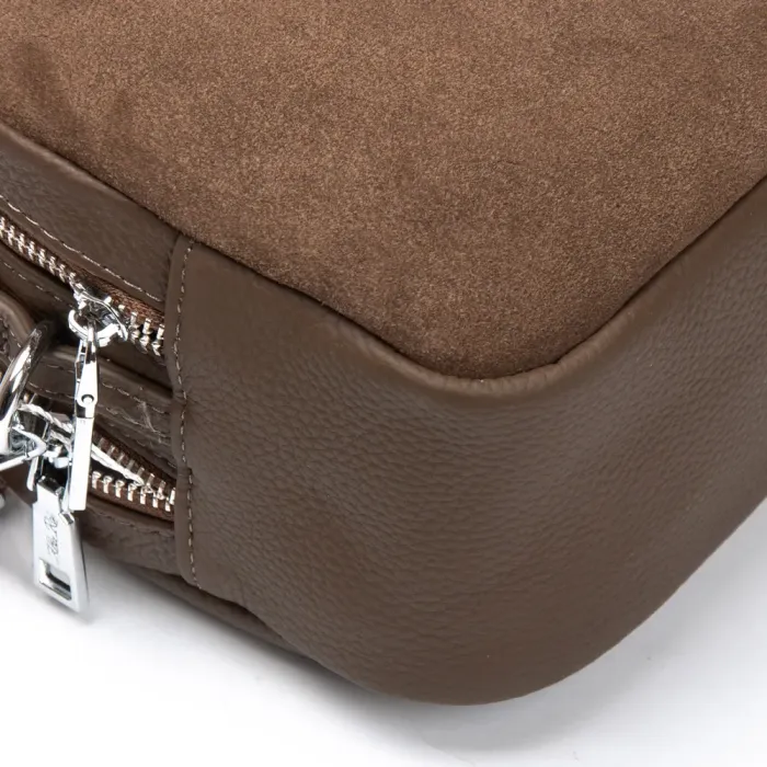 Сумка Женская Классическая замш ALEX RAI 99126 khaki