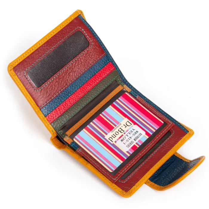 Кошелек Rainbow Женский кожа DR. BOND WRS-415-1 yellow