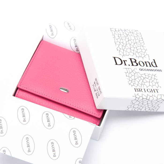 Кошелек Bright Женский кожа DR. BOND WS-219 plum-red