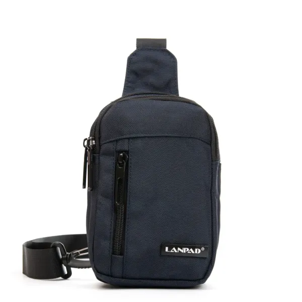 Сумка Мужская На Плечо нейлон Lanpad 0930 blue