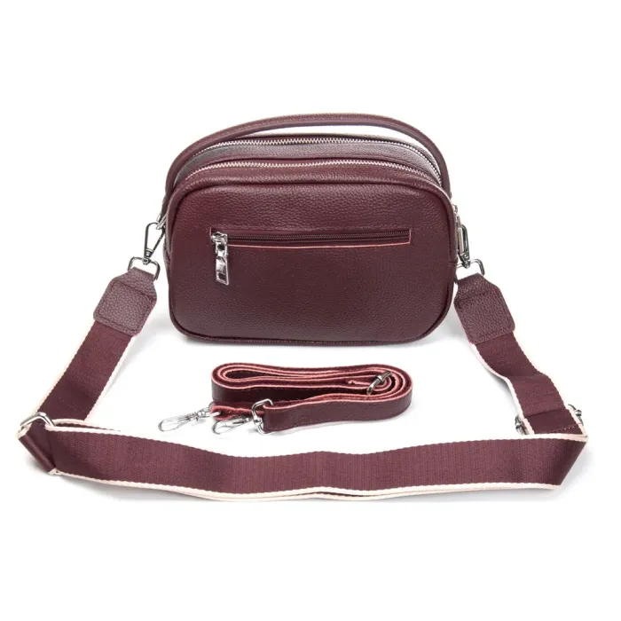 Сумка Женская Классическая замш ALEX RAI 99126 bordo