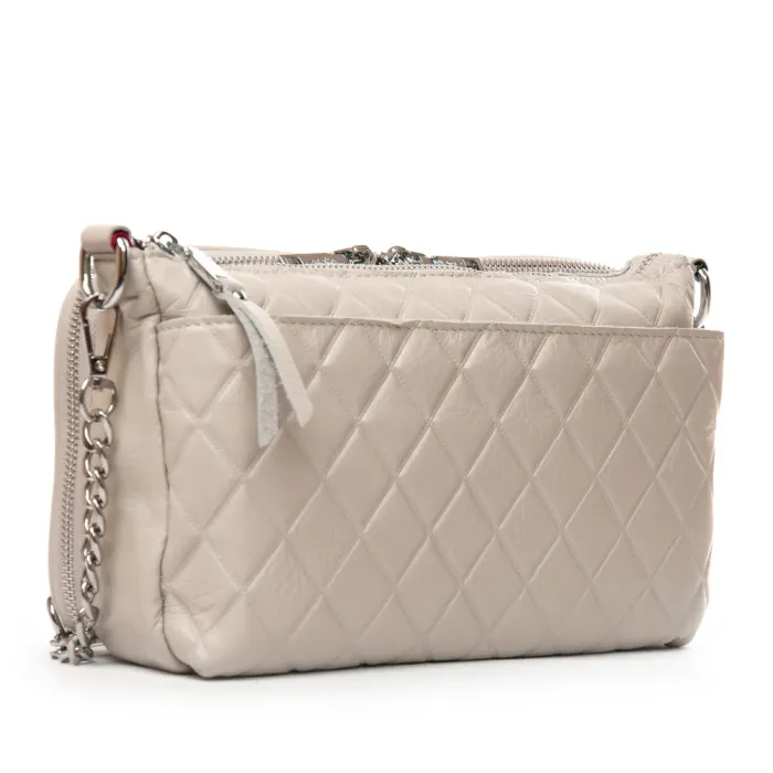 Сумка Женская Классическая кожа ALEX RAI 93055 beige