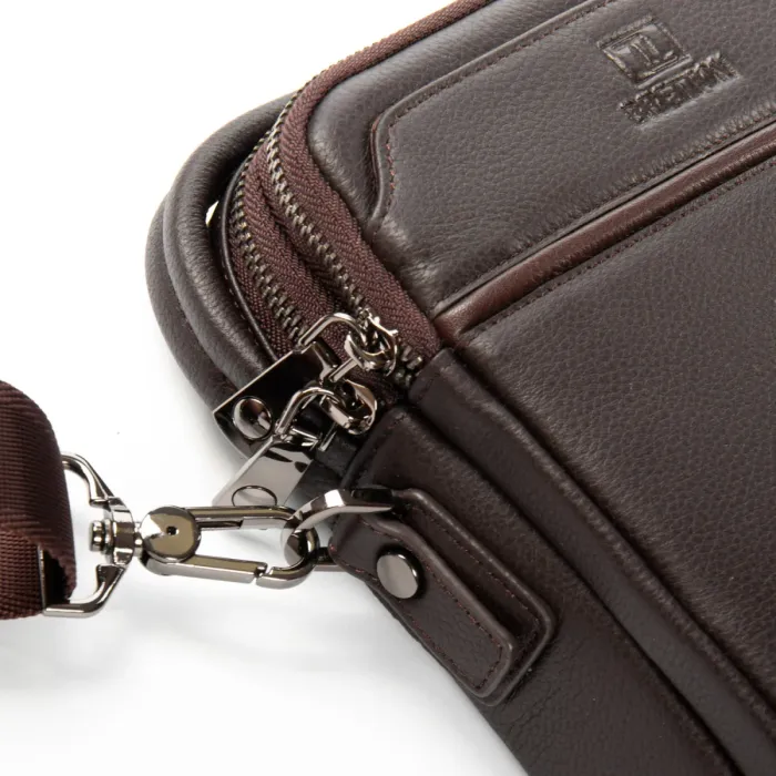 Сумка Мужская Планшет кожа BRETTON 407-41 brown