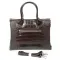 Сумка Женская Классическая кожа ALEX RAI 1561 brown croco