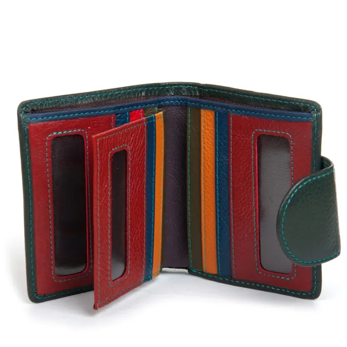 Кошелек Rainbow Женский кожа DR. BOND WRS-415-1 green